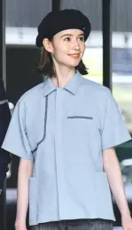 ビルメンテナンス・クリーニング半袖スモック64132 