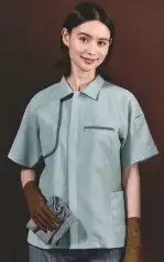 ビルメンテナンス・クリーニング半袖スモック64135 