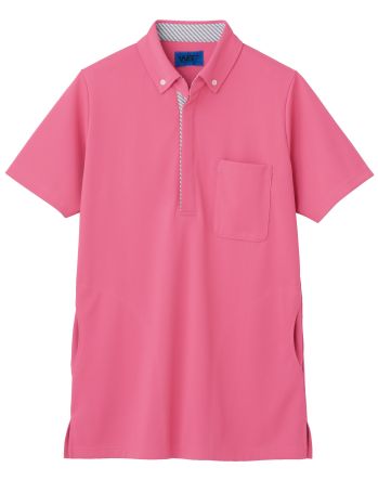 ビルメンテナンス・クリーニング 半袖ポロシャツ アイフォリー 65653 ロングポロシャツ 作業服JP