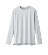 アイフォリー 65669 長袖Tシャツ 暑い時期は汗のベタつきやニオイが気になるから、万全に備えたい「防ぐ」を極めて、暑さをクールに乗り切る。●1枚になっても体のラインを拾わないほどよくジャストなシルエットライン●後ろ衿元メッシュが熱を逃がし、さらに涼しい着心地●TioTioプレミアム汗をかきやすく、菌も増殖しやすい季節は、肌に直接触れるインナーで上手に防御を。高い抗ウイルス効果のほか、抗菌・消臭などに優れた素材ならキャストの清潔・安心を快適にサポートします。