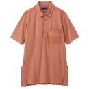 医療白衣com 介護衣 半袖ポロシャツ アイフォリー 65754 ポロシャツ