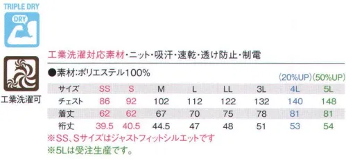 アイフォリー 65360 ポロシャツ（ユニセックス） 爽快だけじゃない、タフ素材の2大ポロシャツ。 【TRIPLE DRY トリプルドライ】吸汗ドライで汗冷え解消！特殊な3層構造で汗をすばやく吸収して拡散させるので、これまでよりも乾燥スピードが大幅アップ！イヤなベトつき感やまとわりつきがなく、エアコンなどで体を冷やす心配もありません。いつでもサラサラ軽い着心地をキープ！  しっかり丈夫で工業洗濯もOK。しっかり目が詰まったしなやか＆透けにくい素材を採用。がんがん洗っても痛みにくく、工業洗濯にも対応。もちろん、快適な着心地も長持ちします。 割れにくいボタンで丈夫さ抜群。弾力性があり割れにくいゴム成型ボタンを採用しています。ハードワークや繰り返しの洗濯にも耐えられます。 ●スリム＆ベーシックなサイドライン。肩から袖にかけてのライン、両脇、前立て内側をブラックで引き締めてスリムな着こなしに。躍動感あふれるスポーティーなデザインは、ケア現場でひときわ目立ちます。※5Lサイズは受注生産になります。※受注生産品につきましては、ご注文後のキャンセル、返品及び他の商品との交換、色・サイズ交換が出来ませんのでご注意ください。※受注生産品のお支払い方法は、先振込（代金引換以外）にて承り、ご入金確認後の手配となります。 サイズ／スペック