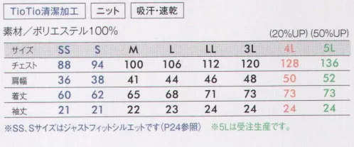 アイフォリー 65520 ポロシャツ(ユニセックス) 「安心」と「品格」に満ちた癒しの上質空間。静穏なやすらぎ空間で繰り広げられる安心の介護。ホスピタリティあうれる上質なケアサービスを支えるワンランク上の介護ユニフォームをご覧下さい。思い思いの時を重ねる心安らかな日々を演出します。シックなカラーに清潔感のある白衿で重ね着風に。エレガントドット着る人の品格を高めるダークトーンにちりばめられた控えめな白ドット柄。しかも抗菌・消臭・防汚のハイグレード機能をプラスして、毎日クリーンな着こなしを堪能できます。■チップ入れポケット:後ろ見返しに、工業洗濯の管理の際に使用する、ICチップを入れるポケットが付いています。■割れにくいボタン:弾力性があり割れにくいゴム成型ボタンを採用しています。ハードワークやくり返しの洗濯にも耐えられます。※5Lは受注生産になります。※受注生産品につきましては、ご注文後のキャンセル、返品及び他の商品との交換、色・サイズ交換が出来ませんのでご注意ください。※受注生産品のお支払い方法は、先振込（代金引換以外）にて承り、ご入金確認後の手配となります。 サイズ／スペック