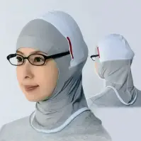 国立 DFF420P フルフェイス（クール）インナーキャップ（メガネスロット付）（10枚入）