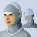 食品白衣jp 食品工場用 キャップ・帽子 国立 DFM420P フルフェイス（クール）まゆ毛ガードインナー（メガネスロット付）（10枚入）