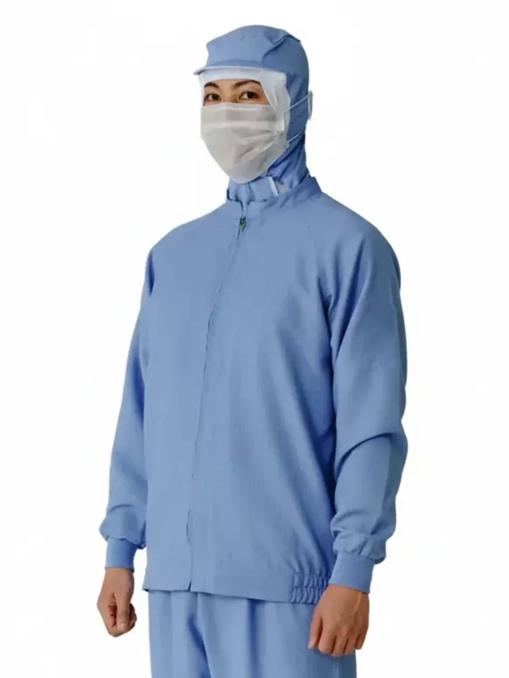 国立 DL111B 男女兼用ブルゾン（ブルー）