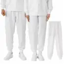 国立 DL201W 男女兼用パンツ（ホワイト）