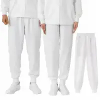 国立 DL201W 男女兼用パンツ（ホワイト）