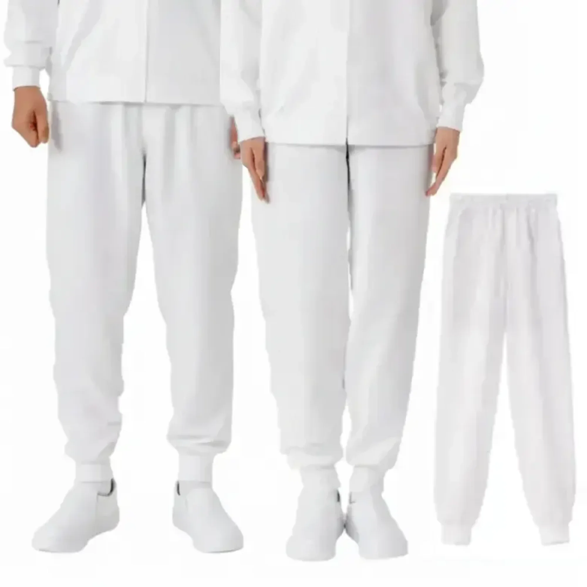 国立 DL201W 男女兼用パンツ（ホワイト）