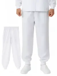 国立 HG2101W 男性用パンツ（ホワイト）