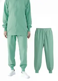 国立 MM221 男女兼用パンツ（グリーン）