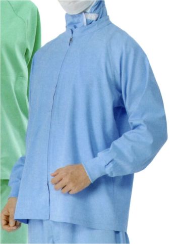 食品工場用 長袖ジャケット（ブルゾン・ジャンパー） 国立 SD1100B 男女兼用ジャンパー（SD1101B） 食品白衣jp