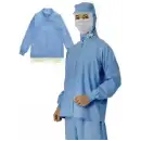 食品白衣jp 食品工場用 長袖白衣 国立 SD1101B 男女兼用ジャンパー（ブルー）
