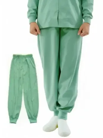 国立 SD2101G 男女兼用パンツ（グリーン）