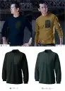 シンメン・メンズワーキング・0414・シルキーウォームロングスリーブ