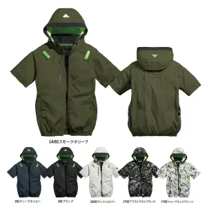 フードリペルショートジャケット（ファン・バッテリー・保冷剤別売）