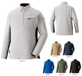 男女ペア 長袖ポロシャツ サンエス SPT10191 エコ制電長袖ポロシャツ 作業服JP