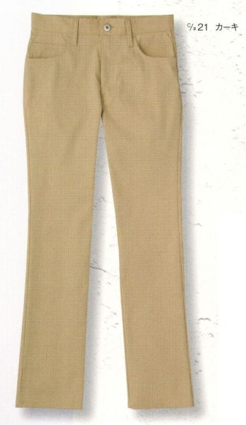 介護衣 パンツ（米式パンツ）スラックス ジャック＆ベティ JB58046R レディースファイブポケットパンツ 医療白衣com