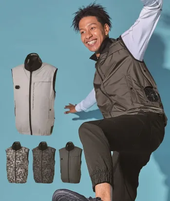 男女ペア ベスト FZN 空調風神服 EF92592S ハイブリッドクールベスト デバイスセット（空調風神服） 作業服JP