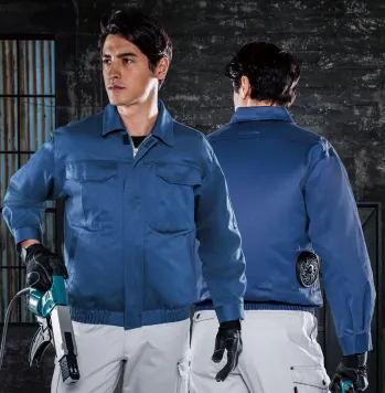 メンズワーキング 長袖ジャケット（ブルゾン・ジャンパー） FZN 空調風神服 KF90600 長袖ワークブルゾン（空調風神服）（ファン別売り） 作業服JP