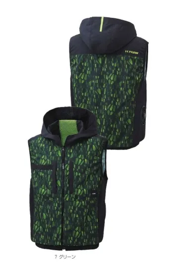 メンズワーキング ベスト FZN 空調風神服 KF92252 フード付ベスト（空調風神服）（ファン・バッテリー別売り） 作業服JP