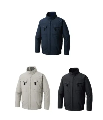 男女ペア 長袖ジャケット（ブルゾン・ジャンパー） FZN 空調風神服 KF92400G フルハーネス用長袖ブルゾン（ファン・バッテリー別売） 作業服JP