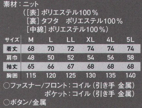 空調風神服 BO31810 雷神防寒ブルゾン すぐ発熱、すぐ快適。 RAIZIN 雷神服®背中にセットしたPTC面状発熱体が、一瞬で身体を暖める。極寒仕様の防寒ウェア「雷神服®」ニット素材で軽やかな着心地、そして裏アルミプリントが高い保湿性を提供！スポーティな蛍光配色がクールな、ユーロタイプの雷神防寒ブルゾン。※「RD9970 PTC面状発熱体」、リチウムイオンバッテリーセットは別売りです。※この商品は、ご注文後のキャンセル・返品・交換ができませんので、ご注意下さいませ。※なお、この商品のお支払方法は、先振込（代金引換以外）にて承り、ご入金確認後の手配となります。 サイズ／スペック