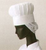 厨房・調理・売店用白衣キャップ・帽子BKC-16 