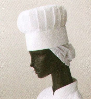 厨房・調理・売店用白衣 キャップ・帽子 サーヴォ BKC-16 コック帽（メッシュ付） 食品白衣jp