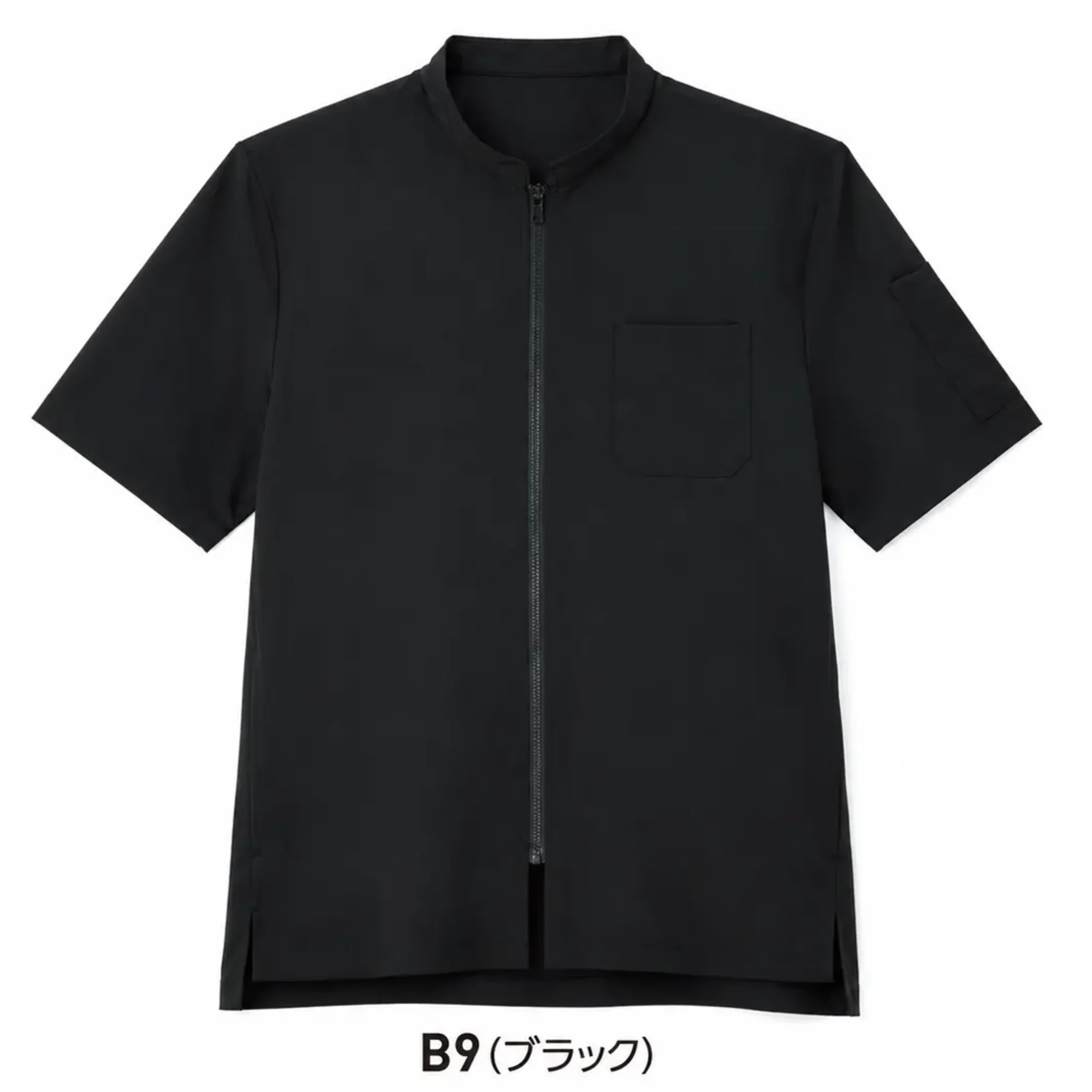 サーヴォ BL1001-B9 ショップコート ブラック
