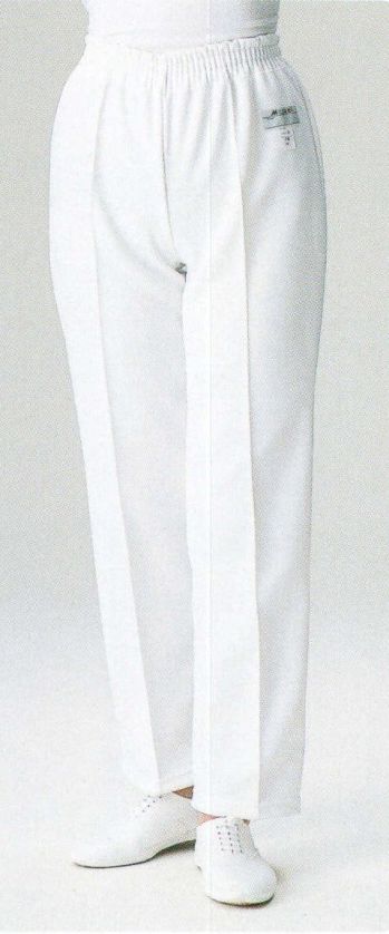 サーヴォ D-1039 女性用ニットパンツ 裾ストレートタイプ。