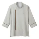 食品白衣jp 厨房・調理・売店用白衣 七分袖コックコート サーヴォ DP1000-B1 ショップコート