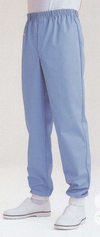 食品工場用 パンツ（米式パンツ）スラックス サーヴォ FH-836 男性用ホッピングパンツ 食品白衣jp