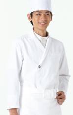厨房・調理・売店用白衣長袖コートJT-1300 