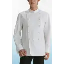 食品白衣jp 厨房・調理・売店用白衣 長袖コックコート サーヴォ KC-407 Oコックコート