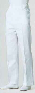 厨房・調理・売店用白衣パンツ（米式パンツ）スラックスKG-432 