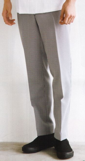 サーヴォ SPAU-1921 パンツ ロールイン・パンツに新柄が登場！白コートと千鳥格子上品な組み合わせで知的な雰囲気アップ。●ラクチン簡単キレイ！！丈調整自由自在の優秀ボトム。（1）裾の長いパンツをはいたまま、サッとカンタン裾直し！（2）好みの長さに合わせて内側に折り返すだけ！（3）裾直し完成！！芯入りヘムだから裾ももたつかない！（4）動いてもズレにくいから、裾がくずれる心配なし！