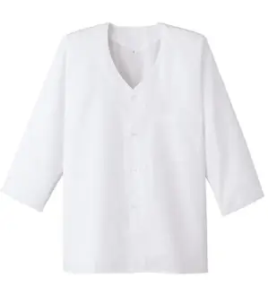 調理衣衿無し(メンズ)