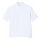 食品白衣jp 食品工場用 半袖ジャケット（ブルゾン・ジャンパー） サーヴォ SZ422-W 半袖ジャンパー