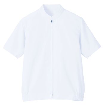 食品工場用 半袖ジャケット（ブルゾン・ジャンパー） サーヴォ SZ422-W 半袖ジャンパー 食品白衣jp
