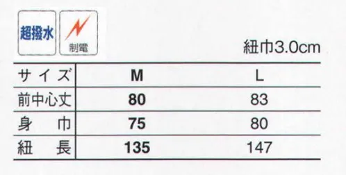 サーヴォ CA-1435 胸あてエプロン プロ仕様で、ワークシーンをもっとおしゃれに、さらにテキパキと。シンプルながら、使いやすい気配りも満載した、プロの仕事に応える人気のエプロンシリーズ。強力な撥水加工で、さっと水をはじく！だから水仕事も快適にこなせます。 サイズ／スペック