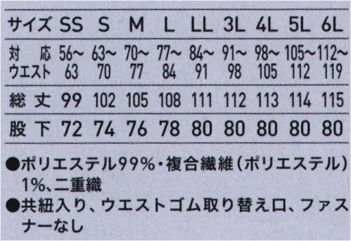 サーヴォ SZ711-W ホッピングパンツ ●高温作業場向け Suzumi Dry（涼みドライ）～点タッチ設計で「涼やか」に～・素早く汗を拡散させる速乾性涼みドライは、凹凸のある組織により多面的に汗や水分をキャッチ。素早く拡散・乾燥させ、快適な着心地が持続します。・点タッチ設計＆防汚効果肌への接触面積を減らす生地裏の点タッチ設計で、汗をかいてもべとつきにくく、快適です。水性の汚れの落ちやすさも向上しています。・多くの人にフィットする袖丈従来品より袖丈を長くした新仕様を採用し、腕の長い方でも手首まで袖がしっかり届く安全設計に。・インナーとの生地の色を改良インナーは、はみ出していればまわりの人にもひと目でわかる色付きに。生地色は上質感のある新色ホワイトに。■形状特徴（9）ウエスト仕様:ウエスト調整用共紐異物混入につながる、糸くずの発生を軽減。（10）キーポケット仕様:後加工キーポケット用台布後加工でキーポケットやICチップを付けられます。（11）前開き仕様:ファスナーなしフロントのファスナーをなくし、異物落下を軽減。（12）インナー裏地仕様:透け対策白茶メッシュ肌なじみの良い薄茶色＆通気性の良いメッシュで快適に。（13）インナー裾口仕様:メッシュ＆鹿の子ニットしめつけ感を和らげつつ、体毛の落下を軽減。（14）本体裾口仕様:フライス長時間の着用も快適で、体毛の落下を軽減。 サイズ／スペック