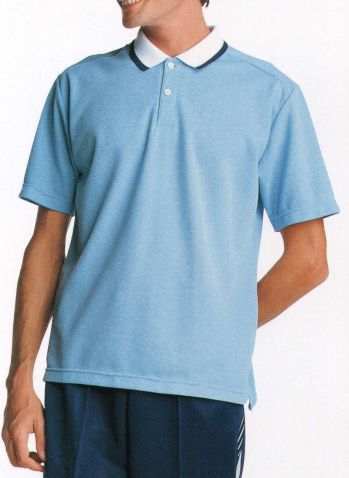 サーヴォ CT-86 ポロシャツ アクティブで清潔感あふれるブルー系の配色が爽やかに彩って。衿や袖口のフライスにも抗菌加工のケタミック加工糸を使用。汗をかいても長時間、清潔さを保ってくれます。動きやすさ抜群の快適ケアウエア。 ※2009年12月よりプライスダウン致しました。