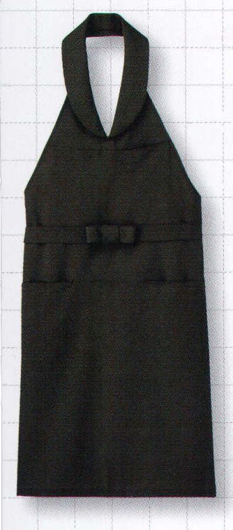 サーヴォ GA-6152 カマーエプロン（ショールカラー） ショールカラーで衿もと優しく。カマーベストとエプロンがひとつになってシンプルで上品な印象。※こちらの商品は、在庫がなくなり次第販売終了になります。