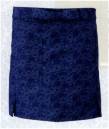 サーヴォ K-3648 和前掛（藍小紋） きものや作務衣と自由にコーディネートすることで、実用性だけでなく好感度もさらにアップさせる和の服飾小物。