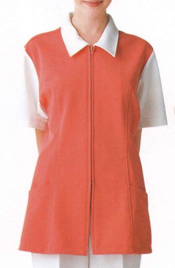 介護衣 半袖ジャケット（ブルゾン・ジャンパー） サーヴォ KT-7025 女性用コート 医療白衣com