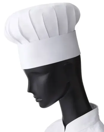 厨房・調理・売店用白衣 キャップ・帽子 サーヴォ SV16 コック帽 食品白衣jp
