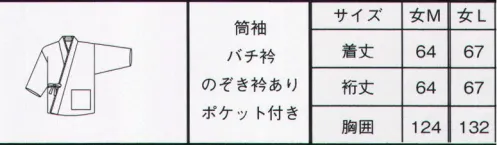 サーヴォ K-3631 茶衣着（雲取花柄） 桜色に和やかな小花柄をちりばめた、華やかで可愛らしい茶衣着。和テイストの飲食店から、旅館、ホテルまで。幅広いニーズに応える、着物よりカジュアルな雰囲気の茶衣着。上下別のセパレートタイプなので着替えも簡単。和のおもてなしが実現します。伝統的な雲取紋に明るい地色と若々しい花柄を流しています。 サイズ／スペック