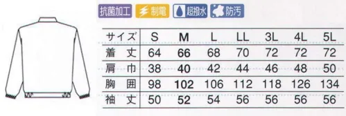 サーヴォ RP-701 女性用調理衣長袖 ビシッと水をはじく強力撥水。汚れもつきにくい、高機能素材。水をビシッとはじく。しなやかで爽やか。汚れにくくピカピカ。 繊維一本一本に特殊コーティングを施して非常に高い撥水性能を持ち、工業洗濯の後にも優れた撥水性をキープします。水だけでなく、汚れも染み込みにくく、付いた汚れも落ちやすい素材。糸全体に特殊コーティングしてあるため、繊維の自由な動きを妨げず、しなやかな風合いで、通気性にも優れています。 ※2009年12月よりプライスダウン致しました。 サイズ／スペック