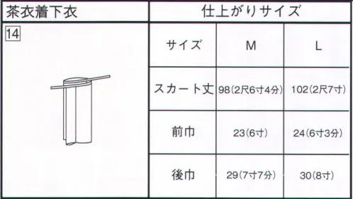 サーヴォ SODL-1853 茶衣着スカート ※この商品はご注文後のキャンセル、返品及び交換は出来ませんのでご注意下さい。※なお、この商品のお支払方法は、先振込（代金引換以外）にて承り、ご入金確認後の手配となります。 サイズ／スペック